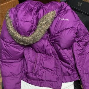 Columbia ' Vibrant Purple Puffer Coat